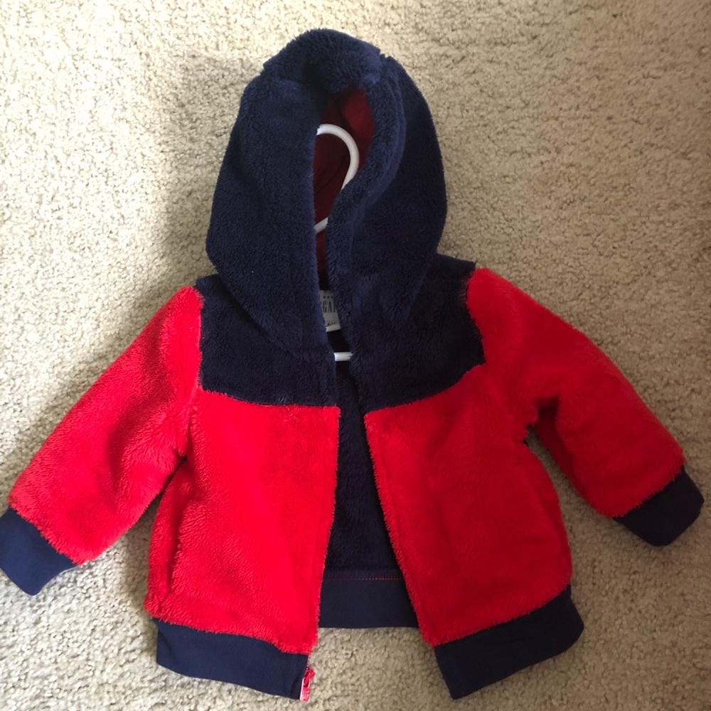 Baby warm fleece jacket.